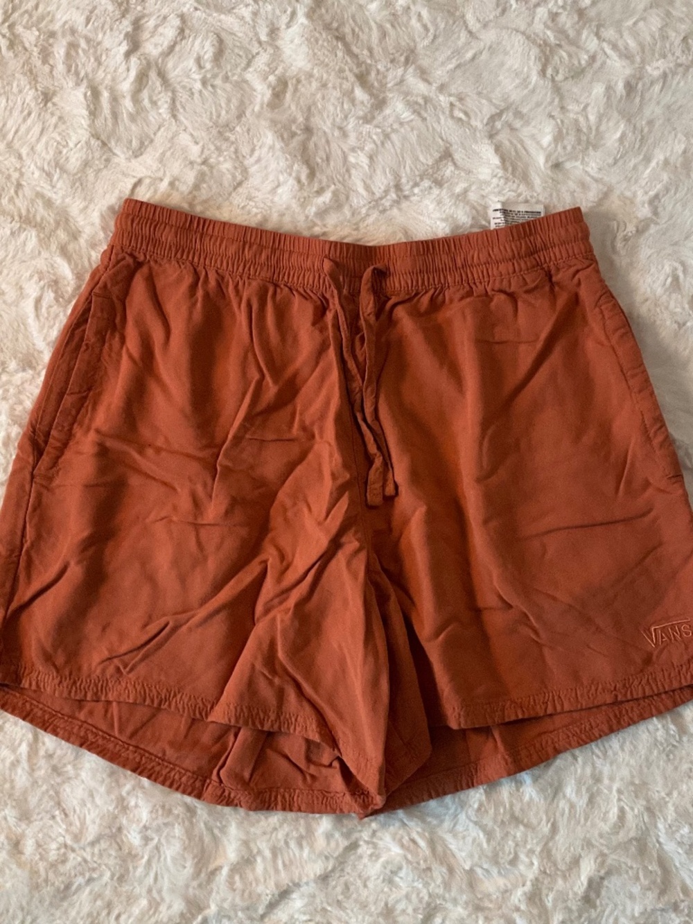 VANS WOMEN'S CASUAL RELAXED ORANGE SHORT~SIZE X-SMALL!